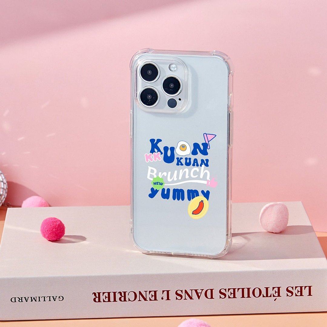 KUAN好吃早午餐全气囊防摔iPhone手机壳 - 手机壳/手机套 - 塑料 透明