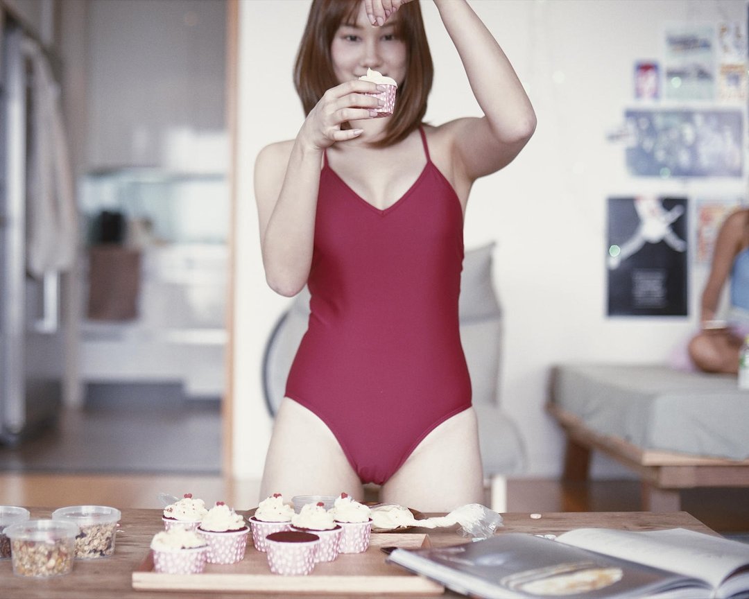 Make Me Feel So Fine One Piece Swimsuit - 女装泳衣/比基尼 - 其他材质 红色