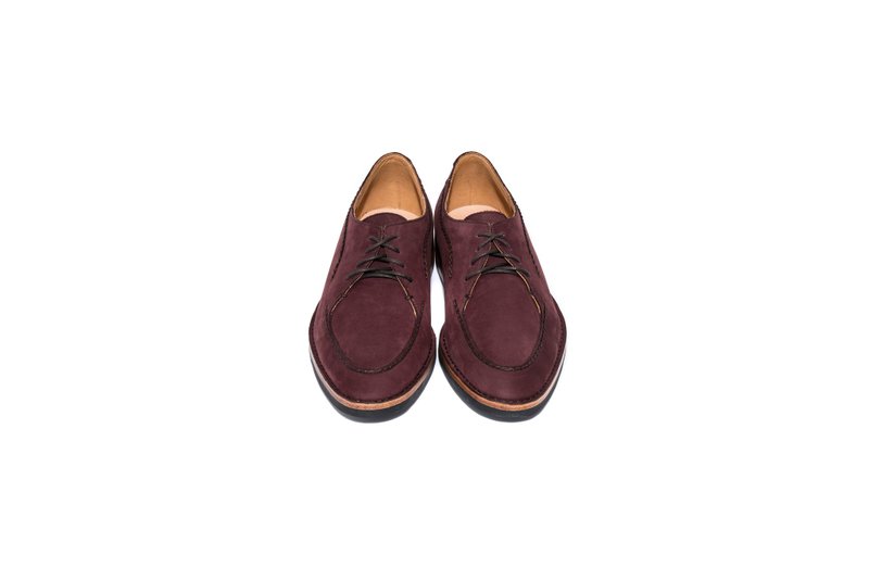 Stitching Sole_Klassic_MTO - 男款皮鞋 - 真皮 红色