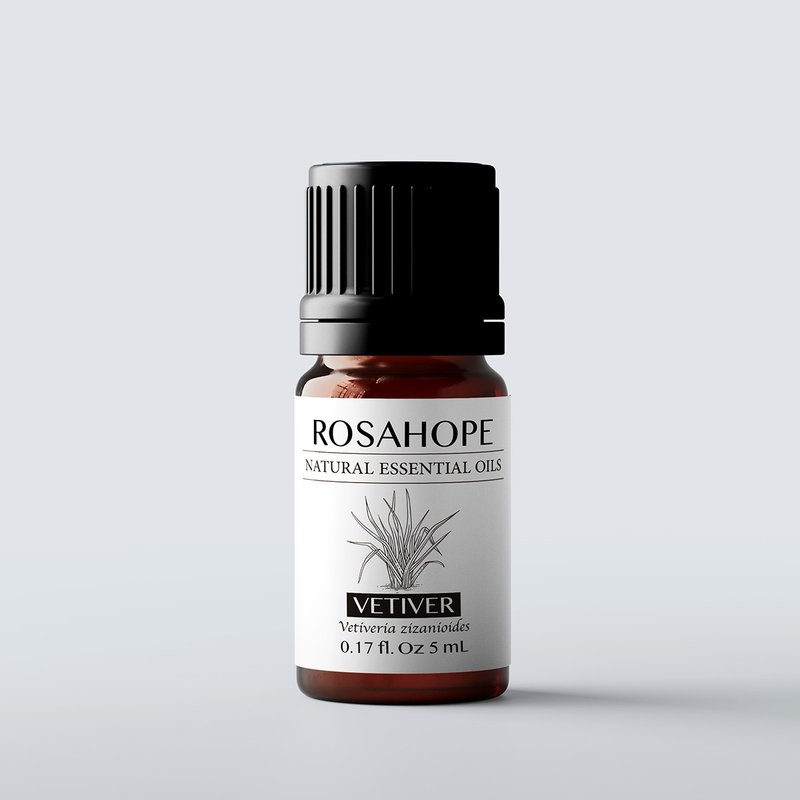 瑰荷希【岩兰草精油】纯天然萃自斯里兰卡 晚安甜美入梦 抚平思绪 - 香水/香膏 - 精油 白色