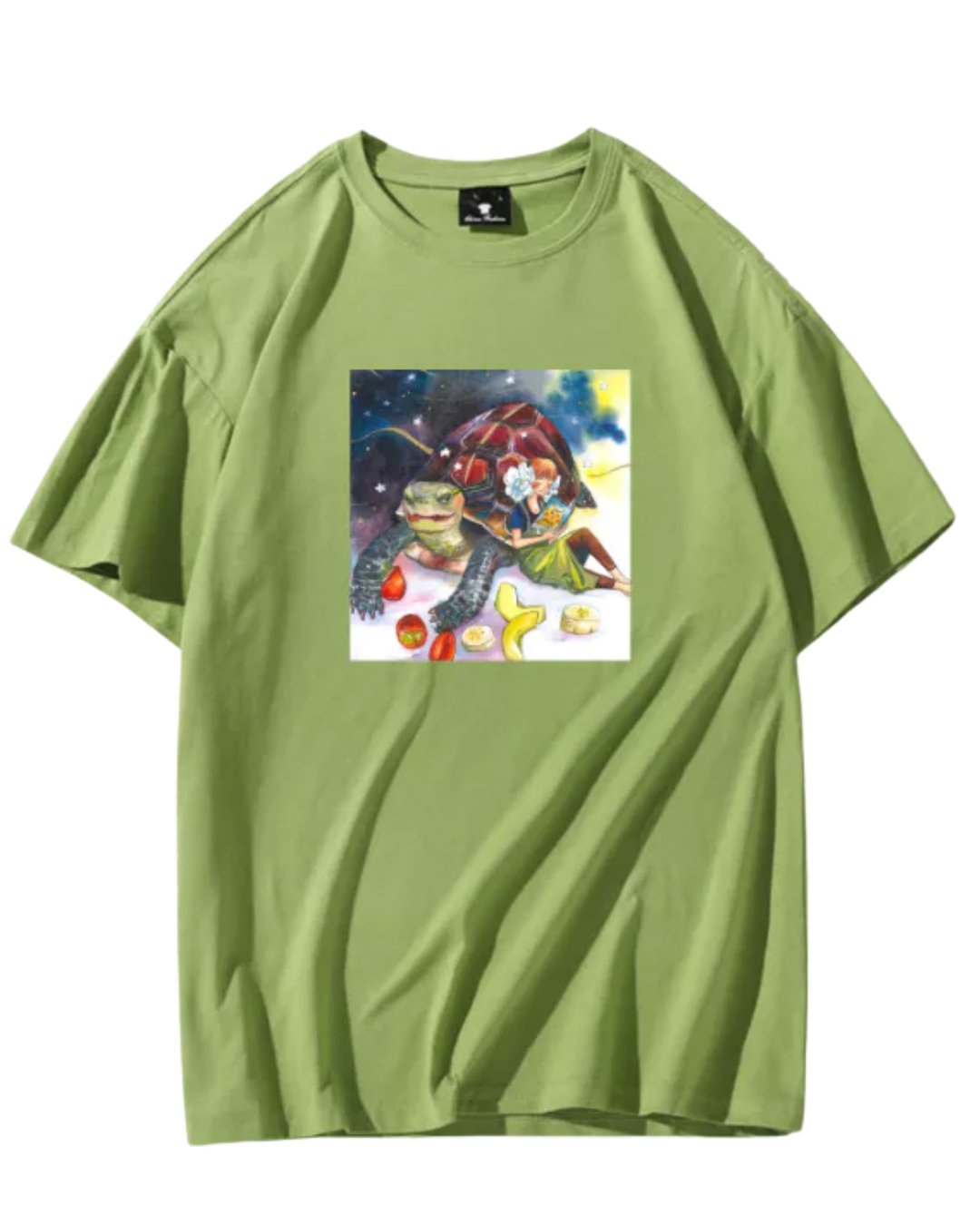 【夏之水梦特典-轻盈纯棉T-shirt】琉璃星夜下的阅读-芽绿 - 其他 - 棉 