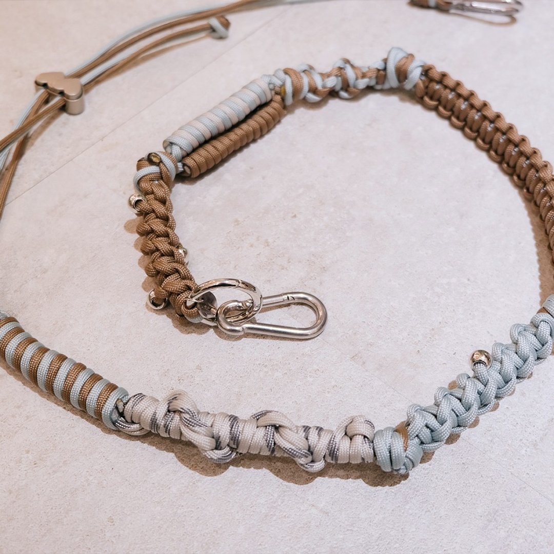 Adjust Strap 可调式背绳 亮蓝浅咖双心调节 - 挂绳/吊绳 - 其他材质 