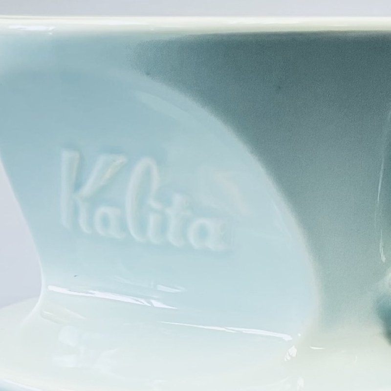 【日本】Kalita x Hasami 101系列 波佐见烧陶瓷滤杯 (贝壳蓝) - 咖啡壶/周边 - 陶 蓝色