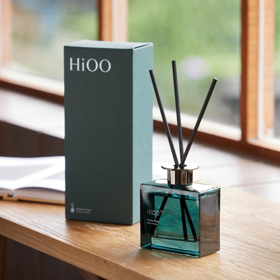 【嗅觉解封】在家也能神游出走的居家室内扩香 HiOO 摇曳青竹 - 香薰/精油/线香 - 玻璃 绿色