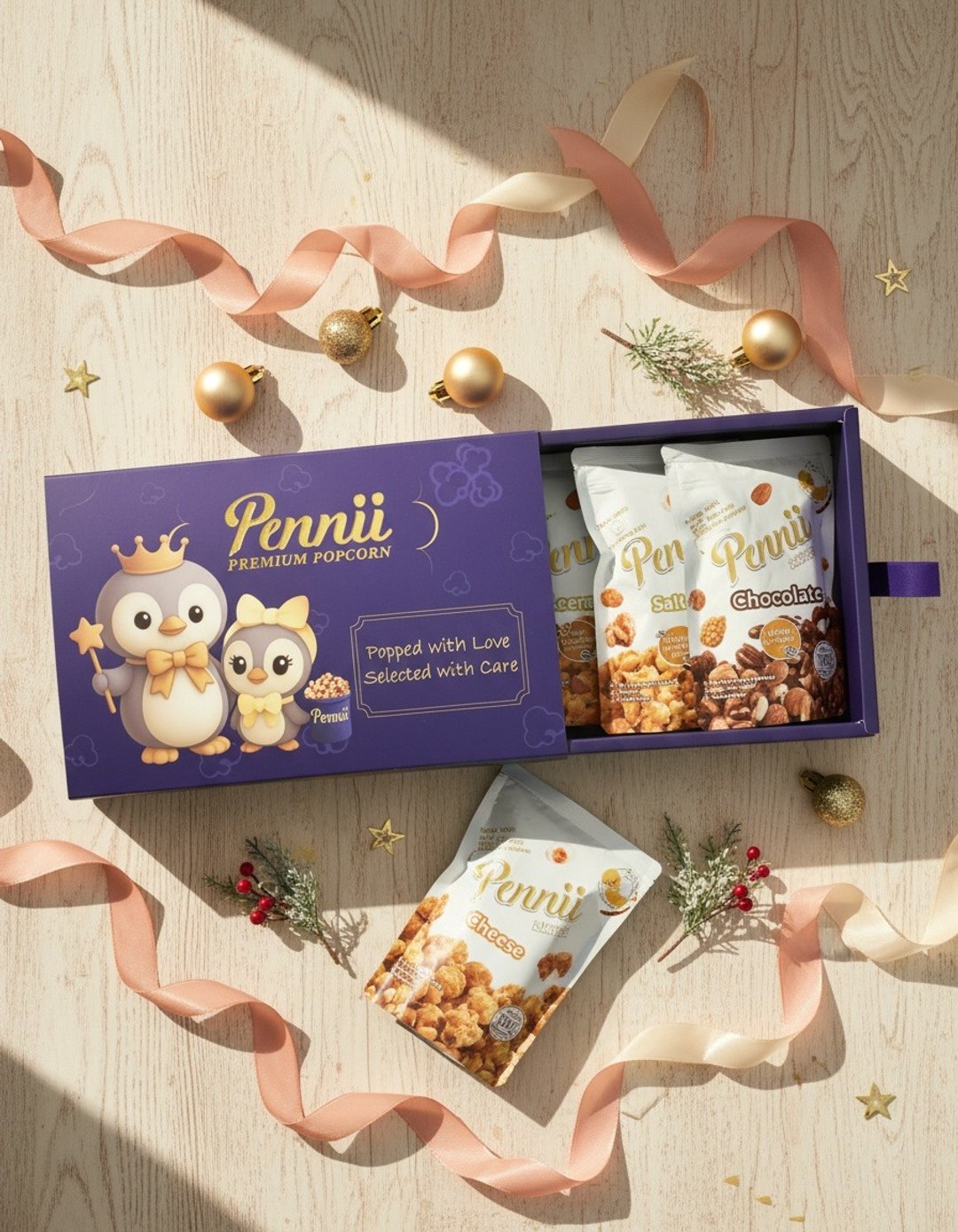 Pennii Premium 节日礼盒 - 零食/点心 - 其他材质 橘色