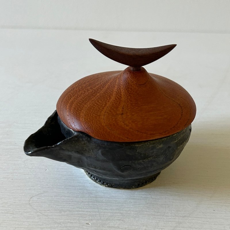 迷你单面黑磨砂 - 碗 - 陶 黑色