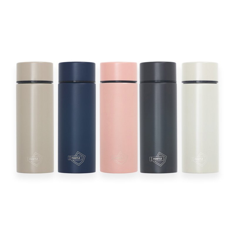 POKETLE 极致轻便保温瓶S 120ML ポケトルボトル(4色) - 保温瓶/保温杯 - 不锈钢 粉红色