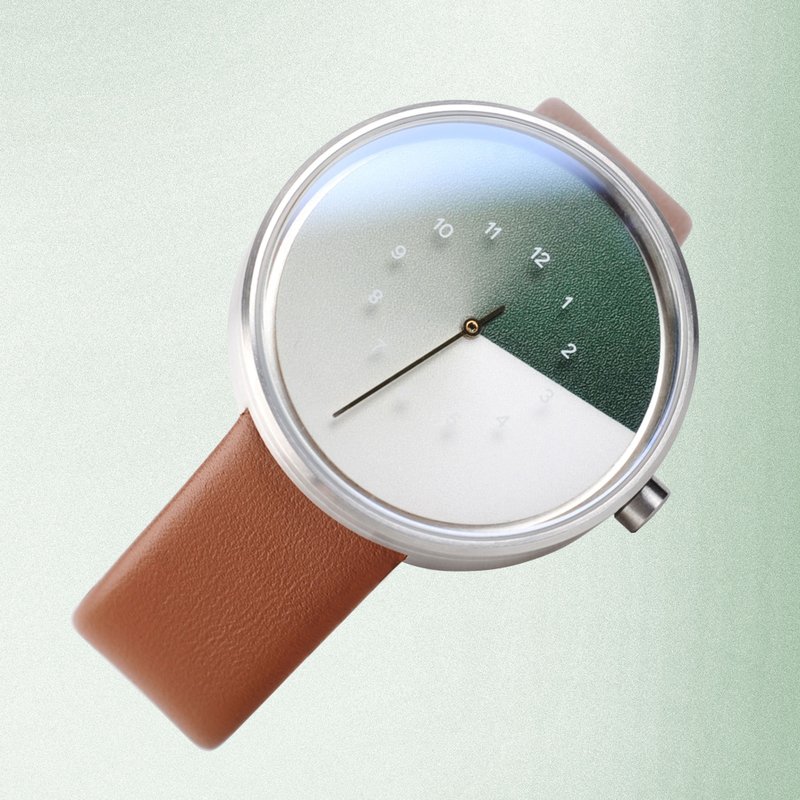 Hidden Time Watch 世界第一支隐藏时光的表-橄榄 - 对表/情侣表 - 贵金属 绿色