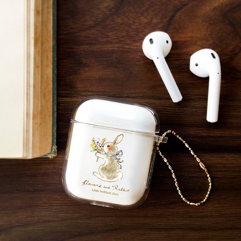 AirPods Case Rabbit Rabbit Mother's Day AirPods Pro Airpods3 - 耳机收纳 - 塑料 卡其色