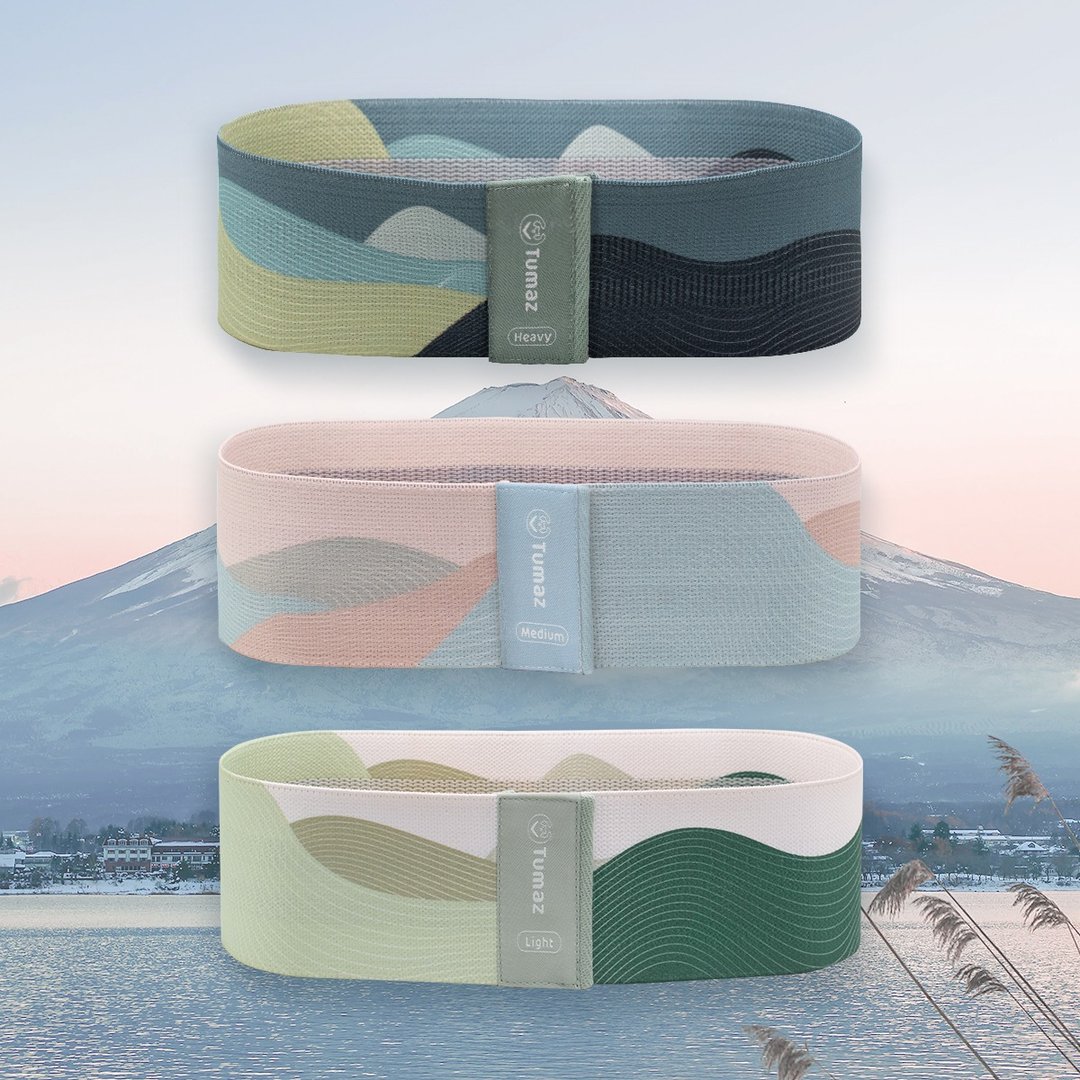 礼物推荐 日本富士山织布翘臀圈 3入组 - 运动/健身用品 - 橡胶 蓝色