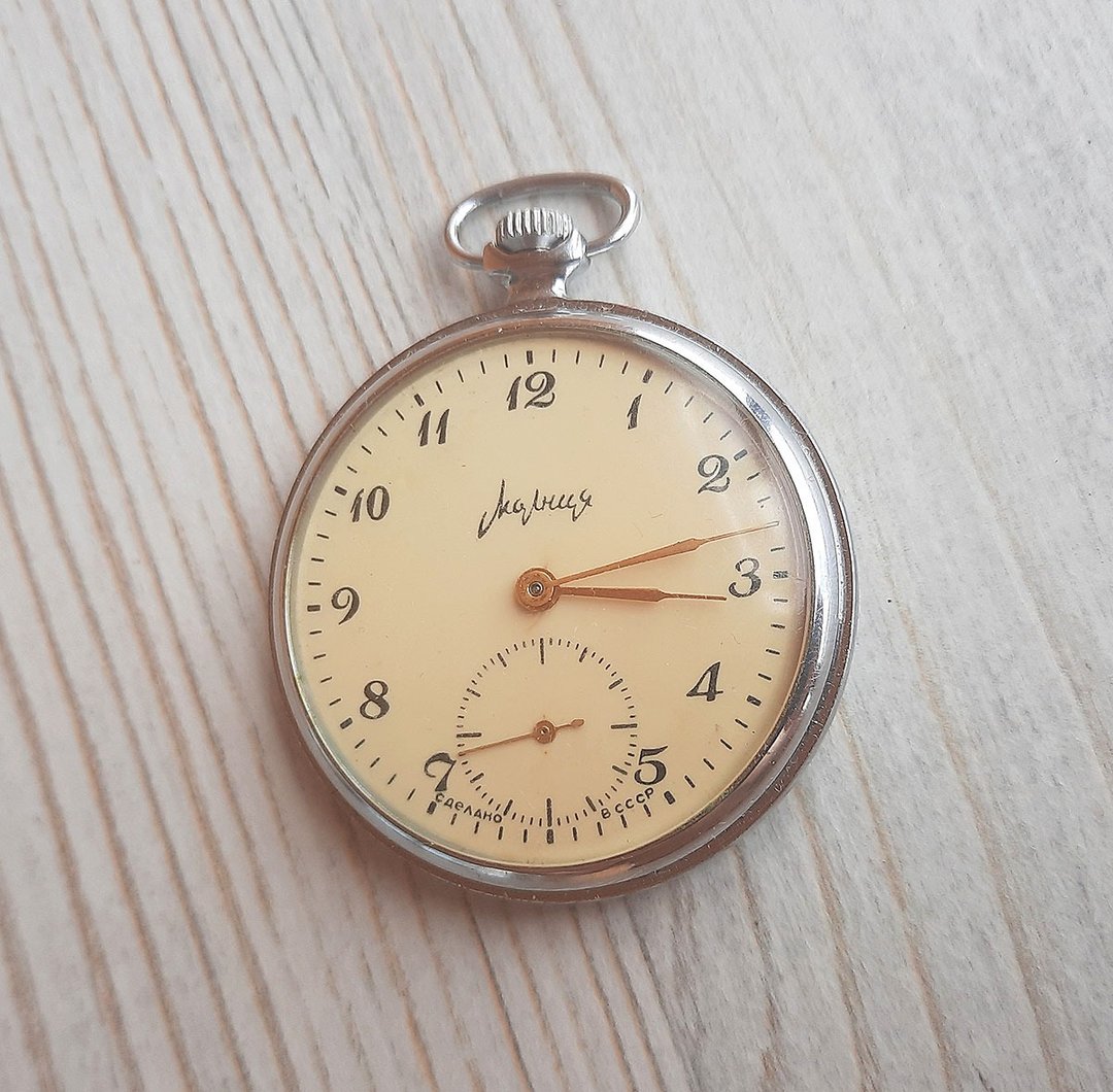 Molnija precision pocket watch wind up -18 jewels Soviet mens pocket watch USSR - 男表/中性表 - 其他金属 