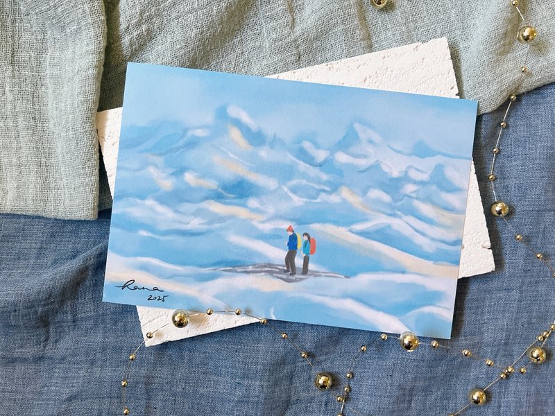 冰岛之四季 明信片 极光 旅行 文具 冰川 星空 原创 风景 - 卡片/明信片 - 纸 多色