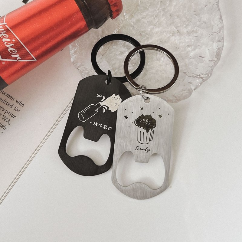 定制化 开瓶器 猫猫设计 猫控 猫奴 啤酒开罐器 毕业礼物 啤酒开 - 开瓶器/开罐器 - 其他金属 银色