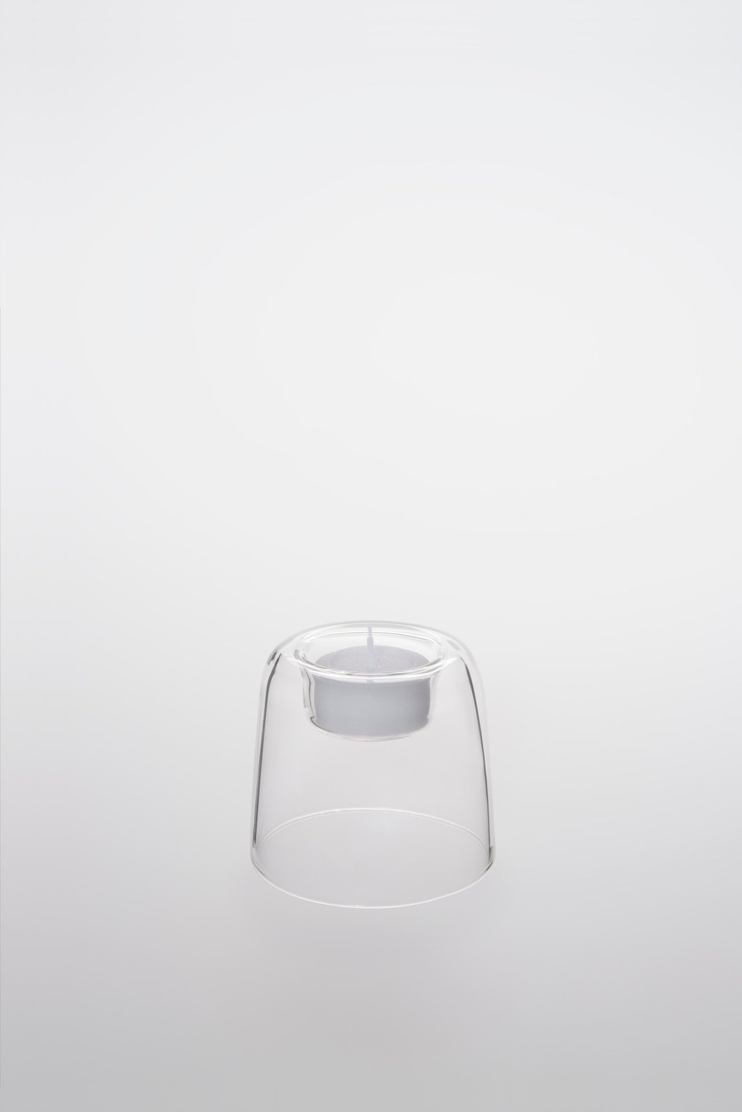 TG 耐热玻璃蜡烛台 70 mm - 蜡烛/烛台 - 玻璃 透明