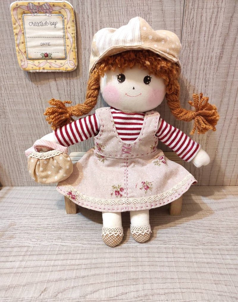 贝妮31CM手作乡村娃娃-春秋派对装 - 玩偶/公仔 - 棉．麻 