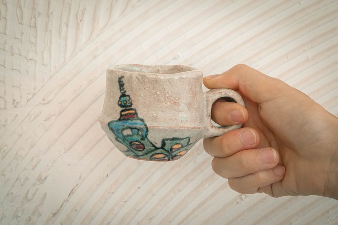 疯夹零食の小杯 - 其他杯子 - 陶 
