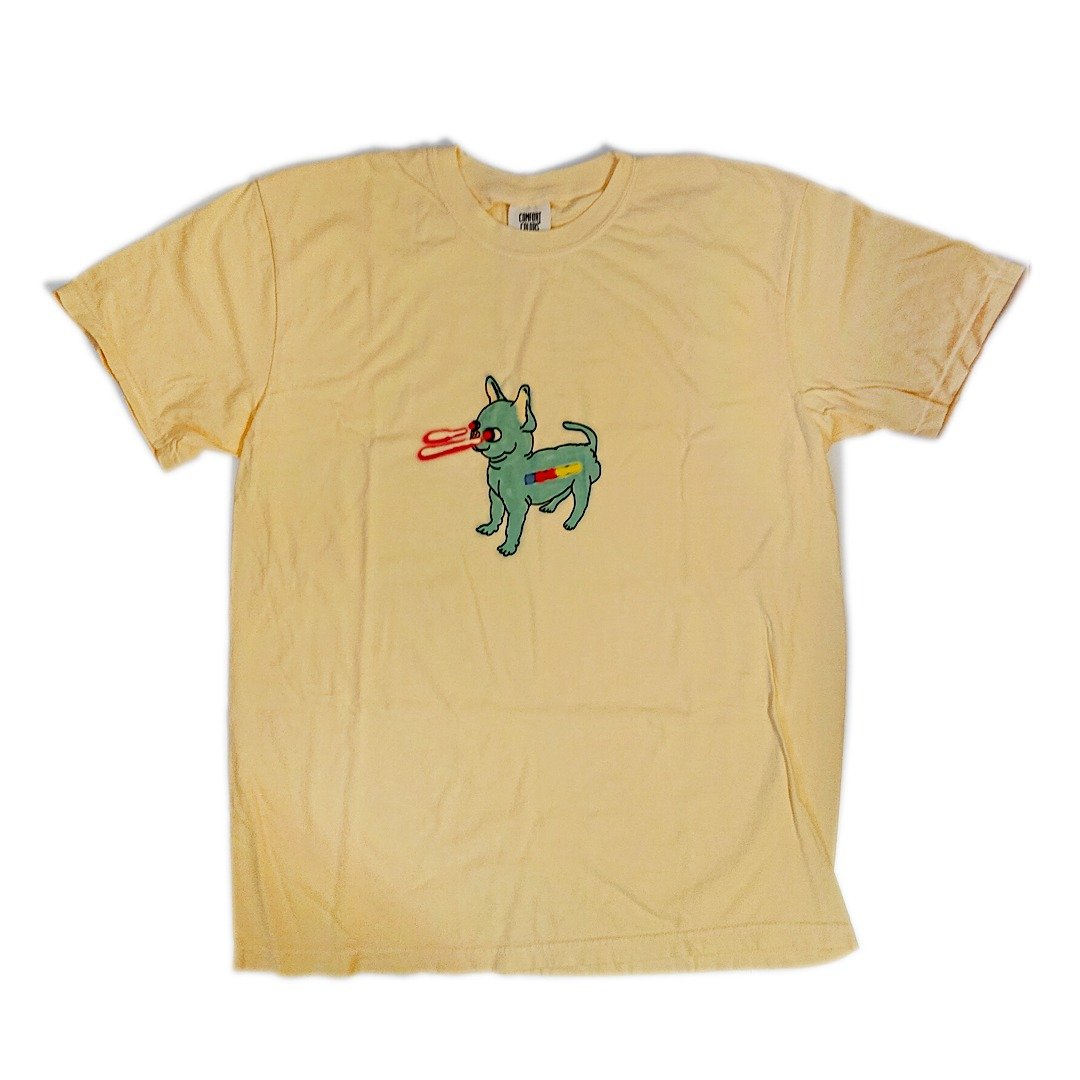 吉娃娃雷射枪 T - shirt - 女装 T 恤 - 棉 多色