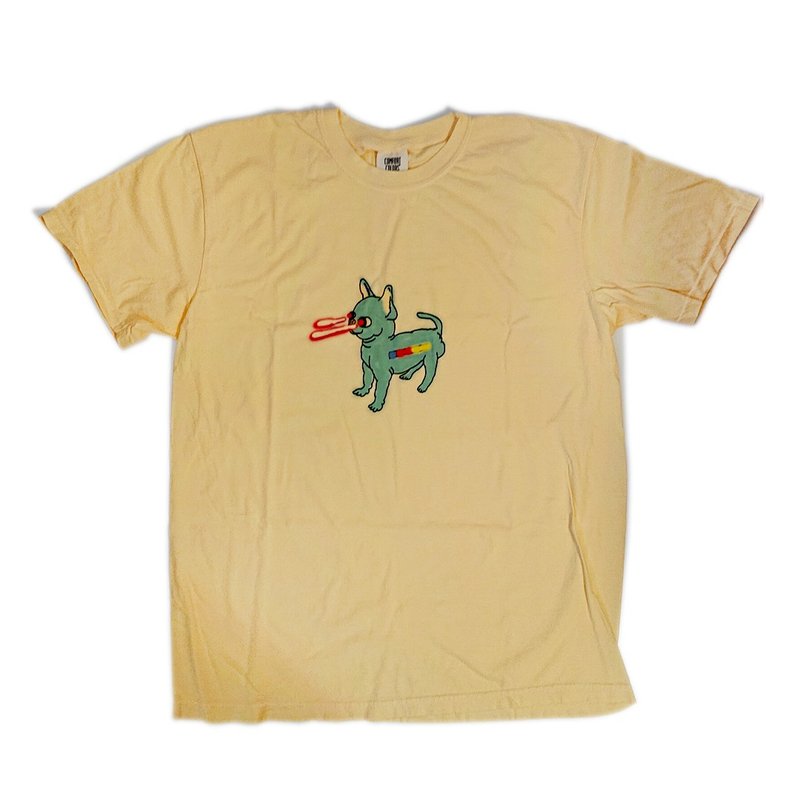 吉娃娃雷射枪 T - shirt - 女装 T 恤 - 棉 多色