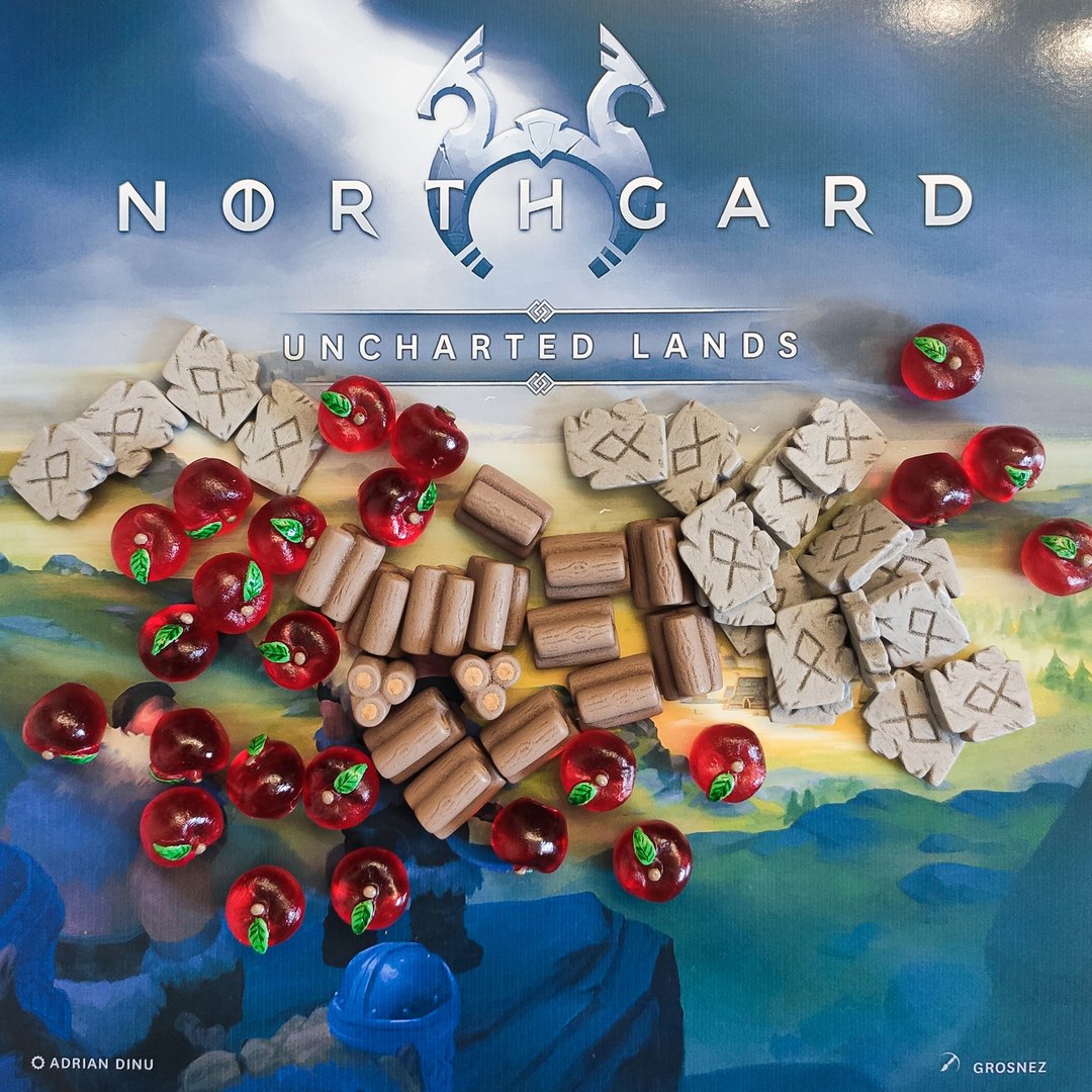 与 Northgard 兼容的豪华资源代币。Uncharted Lands 棋盘游戏 - 桌游/玩具 - 其他材质 