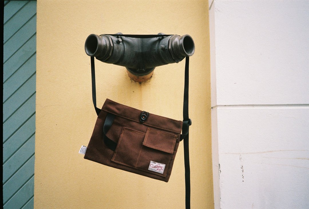 Valen Sacoche bag Brown - 其他 - 棉 咖啡色