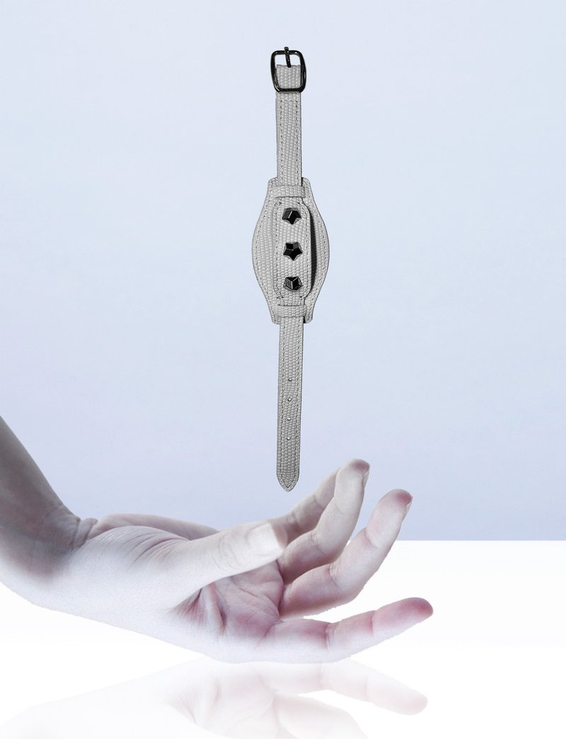 牛皮精品手环Luna 交换礼物 白色 - 手链/手环 - 真皮 白色