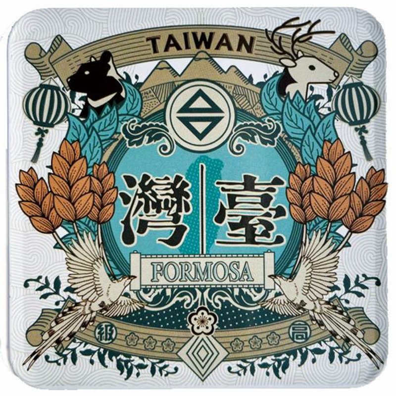 珍爱台湾 【方磁铁杯垫】 - 杯垫 - 其他金属 蓝色