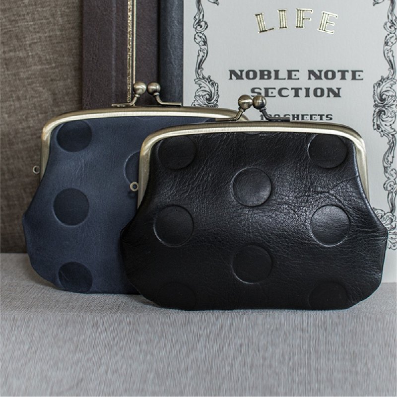 日本Kanmi. - Candy系列小套合复古口金包 - 皮夹/钱包 - 真皮 