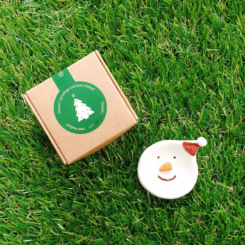 【红帽子限定】雪人筷架(单售+纸盒包装) - 其他 - 瓷 