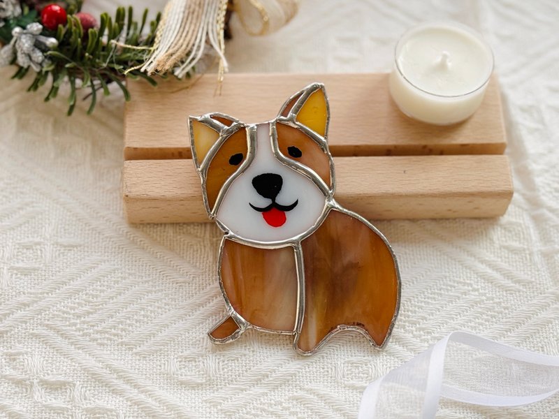 彩色玻璃手作体验课-狗狗冰箱贴 - 陶艺 - 玻璃 