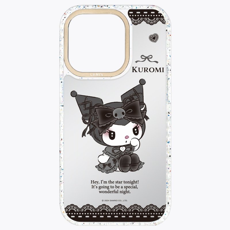 酷洛米 镜面蕾丝 磁吸版彩框 iPhone 16 15 14 13 Pro Max 防摔壳 - 手机壳/手机套 - 环保材料 银色