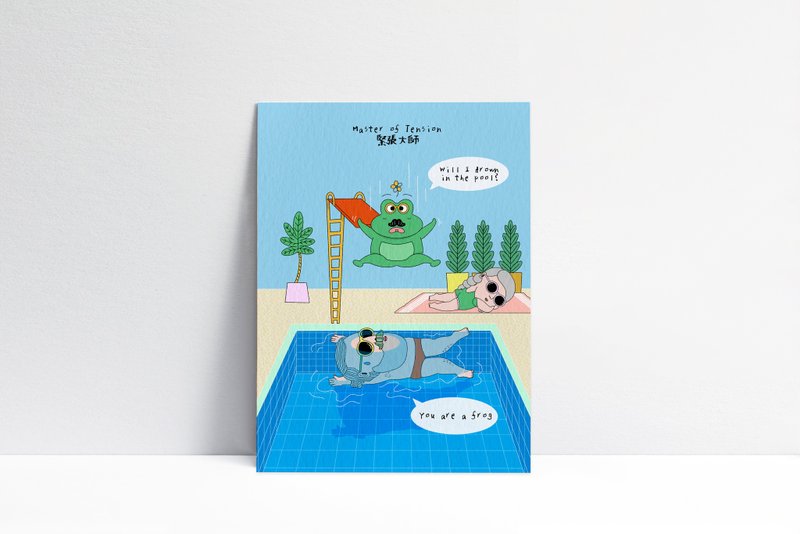 紧张大师 | 明信片  | malut - 卡片/明信片 - 纸 