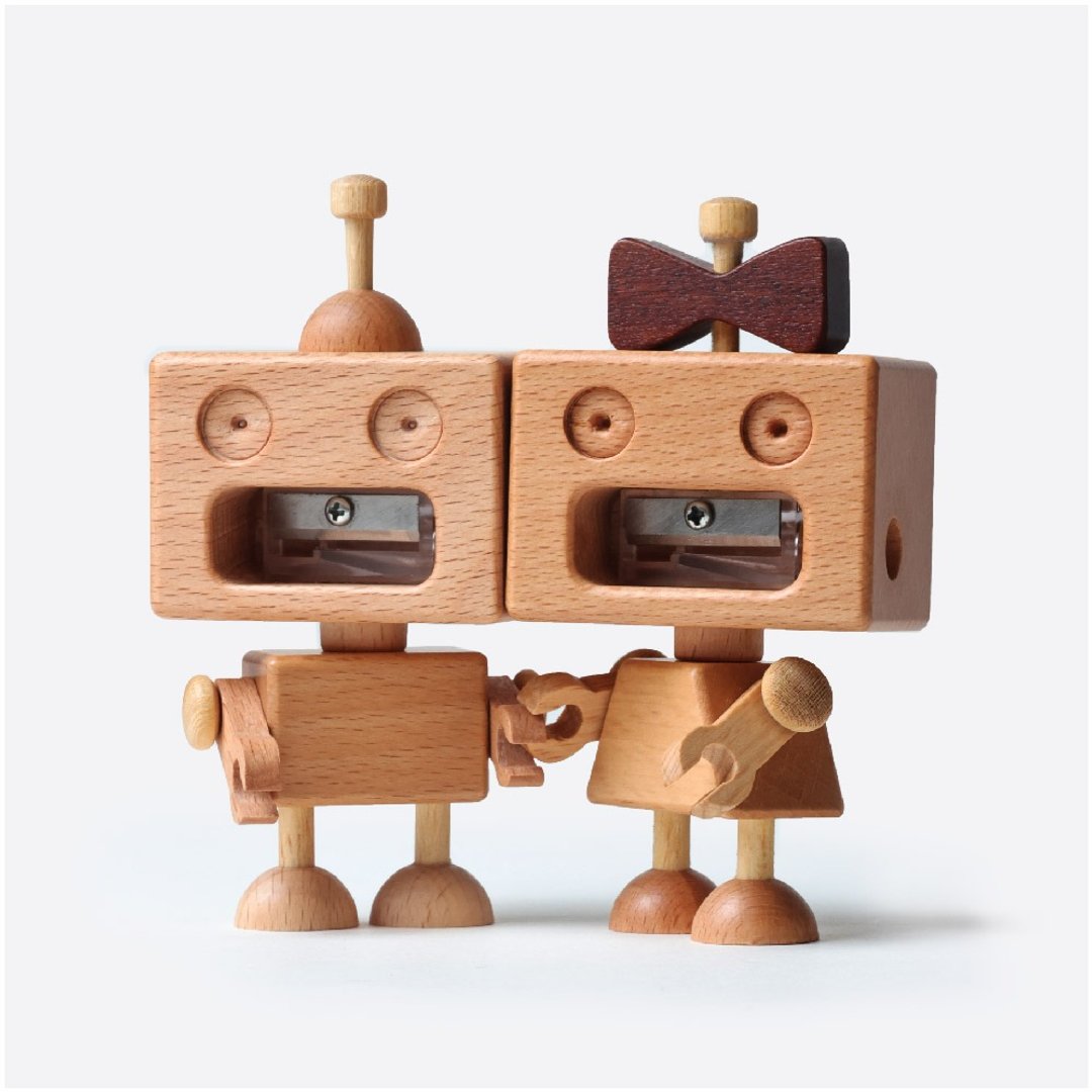机器人削笔器-Robot/Roboni组合 圣诞礼物 定制化 - 削笔器 - 纸 