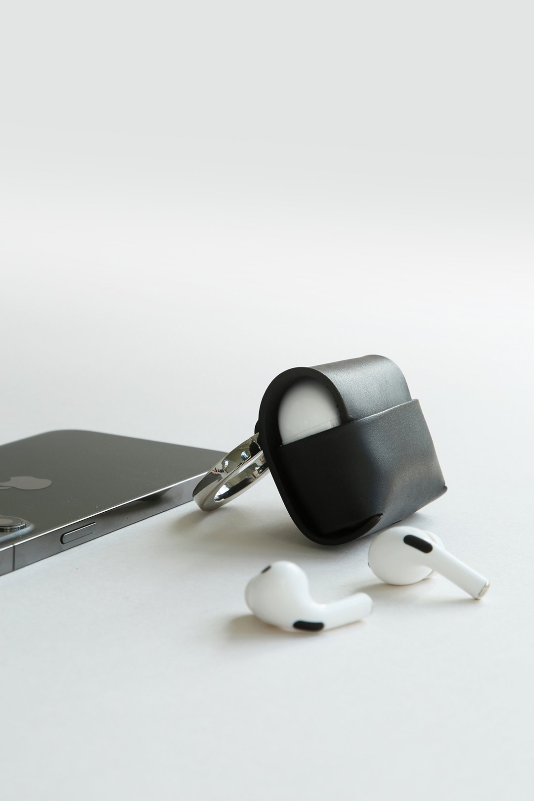 Kangaroo_ AirPods 3.4 AirPods Pro 黑色植鞣皮革耳机包 完成品 - 其他 - 真皮 黑色