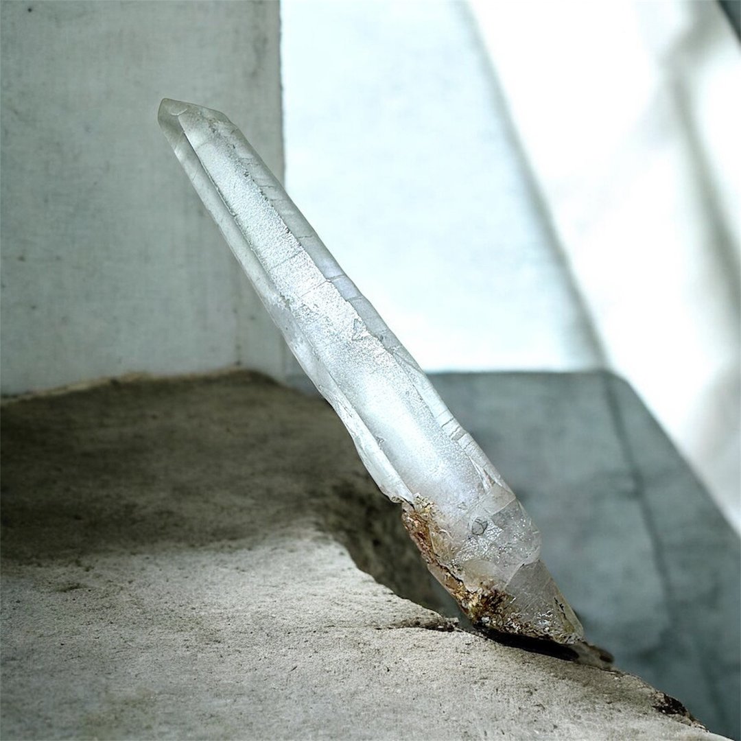 No.316 种子水晶 雷姆利亚 激光雷射水晶 山脉印记 钥匙水晶 原矿 - 摆饰 - 水晶 透明