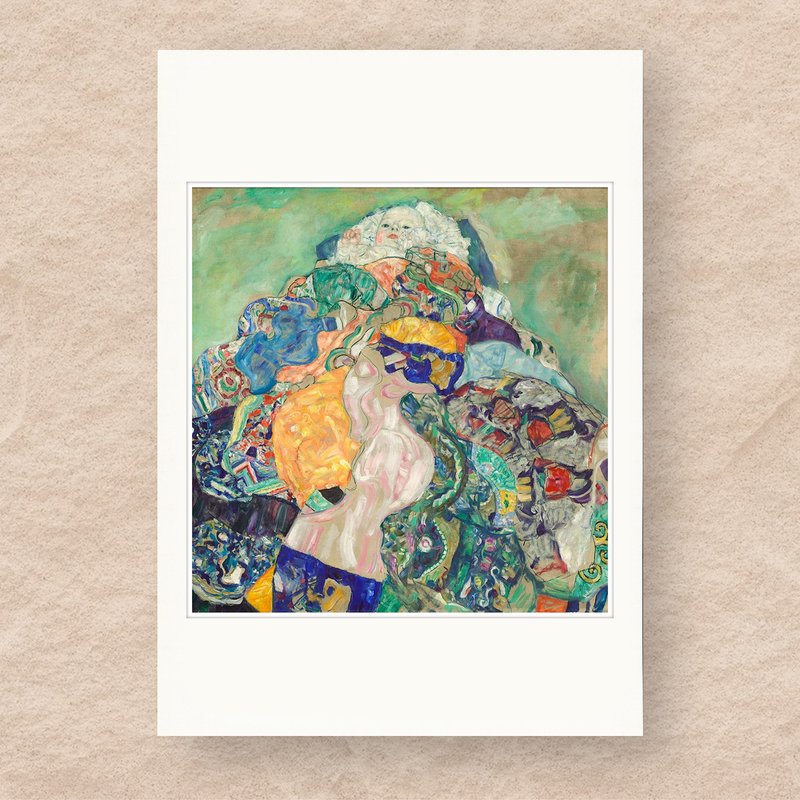 【 艺术画卡 】克林姆・宝贝 | B4画卡 - 海报/装饰画/版画 - 纸 紫色