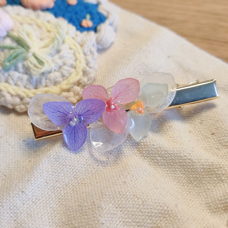 暖芯葵葵_春天混色安娜绣球发夹浏海夹压夹 - 发饰 - 植物．花 多色