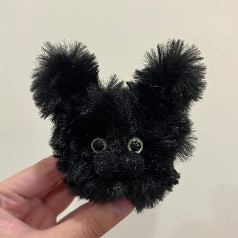 蛋蛋装脸上 胡须收集器 - 黑猫 - 玩偶/公仔 - 其他材质 黑色