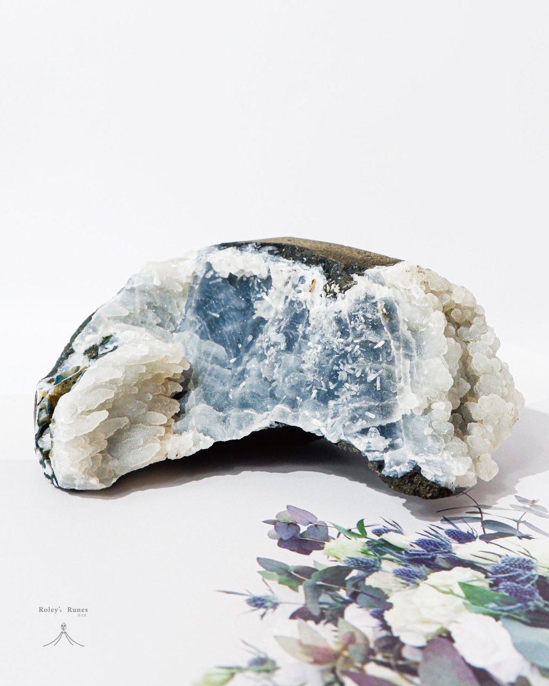 双生-印度海洋鱼眼 - 摆饰 - 水晶 蓝色