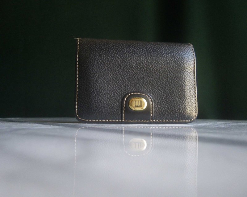 【老时光 OLD-TIME】早期二手老包西班牙制DUNHILL名片盒 - 名片夹/名片盒 - 其他材质 多色