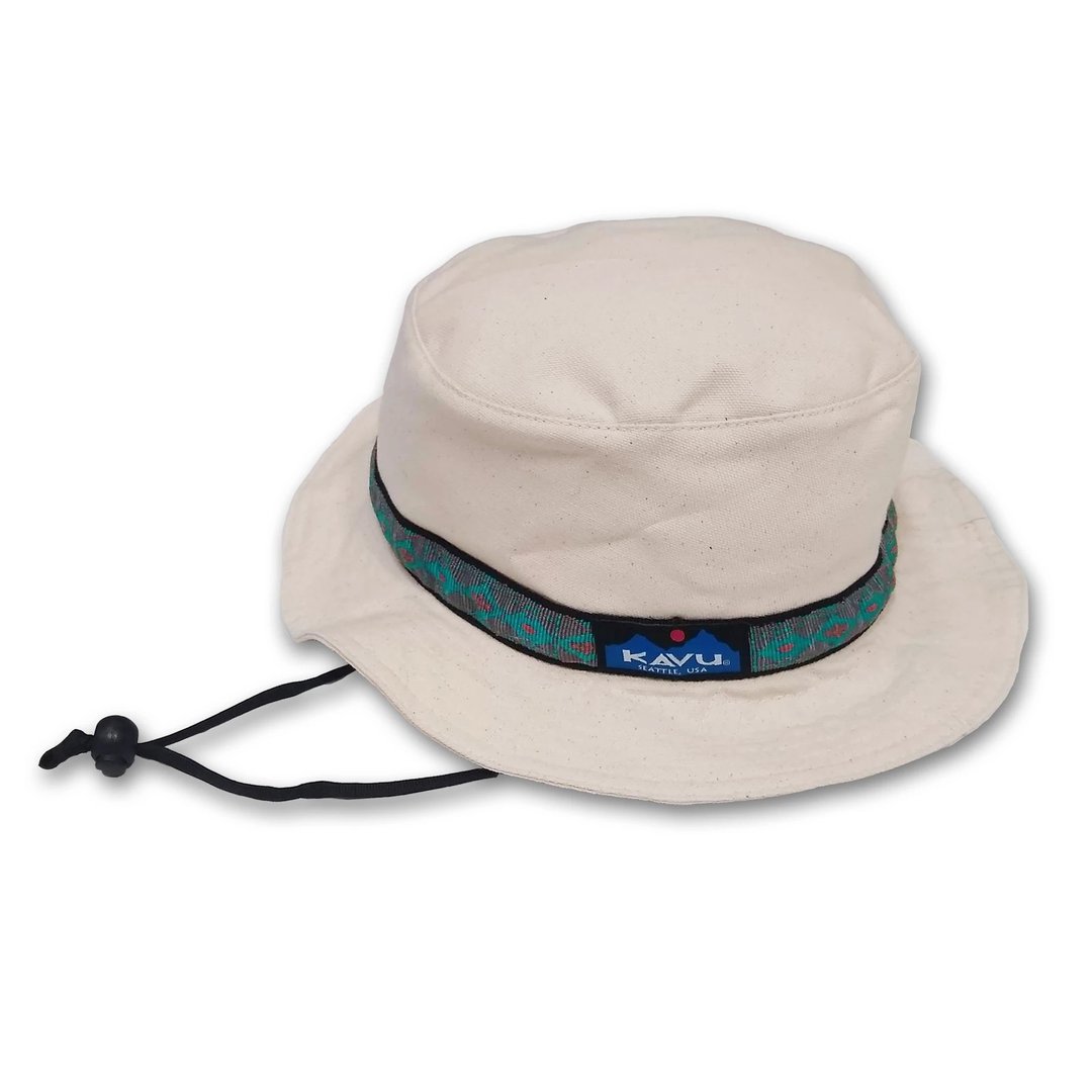 KAVU Strap Bucket Hat 民族编织渔夫帽 白色 #123 - 帽子 - 亚麻 