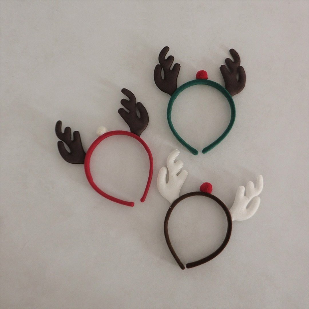 韩国超可爱驯鹿造型发带 •Reindeer Headband• - 婴儿帽/发带 - 其他材质 
