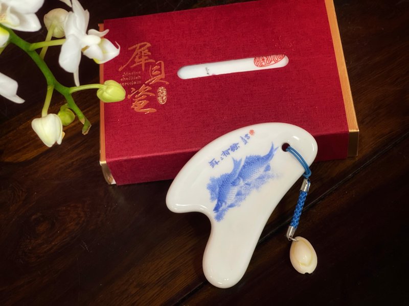 犀贝瓷通络板 年年有余 - 其他 - 瓷 白色