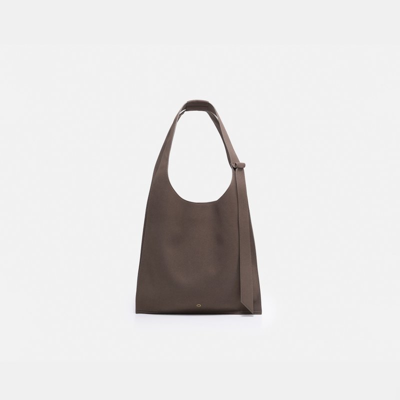 BO Suede Shopper 纯素麂皮 手提包 斜背包 棕色 - 手提包/手提袋 - 人造皮革 咖啡色