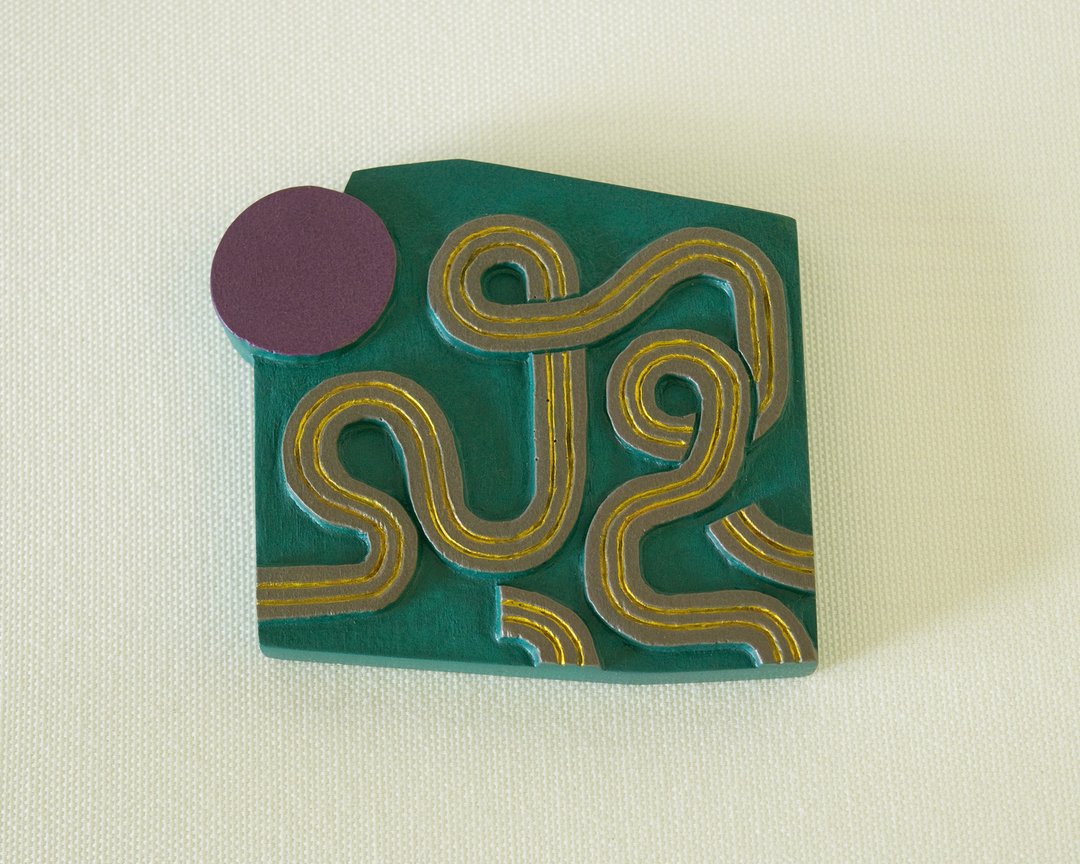 Artdeco Hand Mirror Mini (Morning fog - viridian) - 彩妆刷具/镜子/梳子 - 塑料 绿色