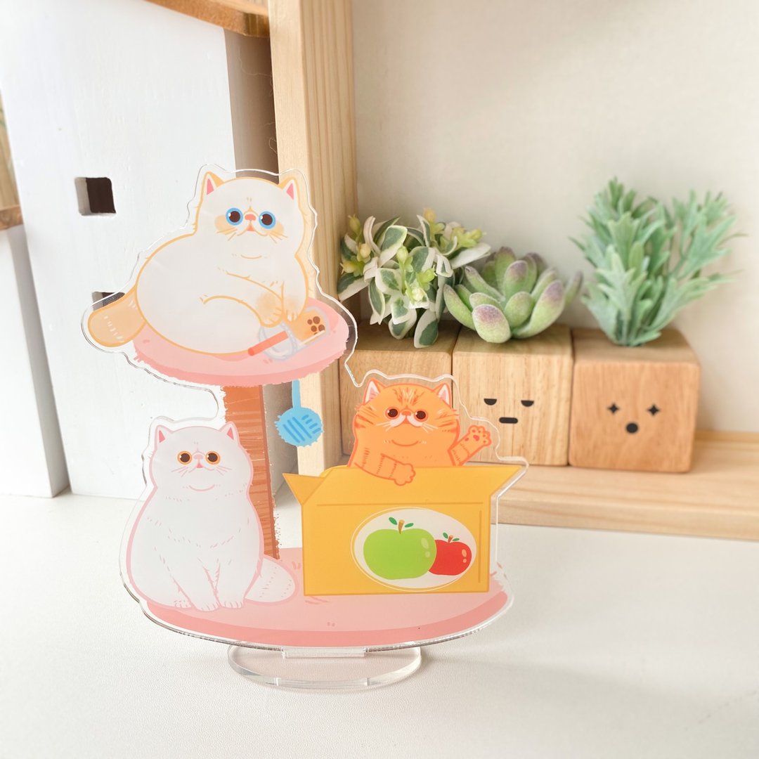 【Hajima Studio】异短猫猫Memo夹 - Meowww - 便条纸/标签贴 - 塑料 多色