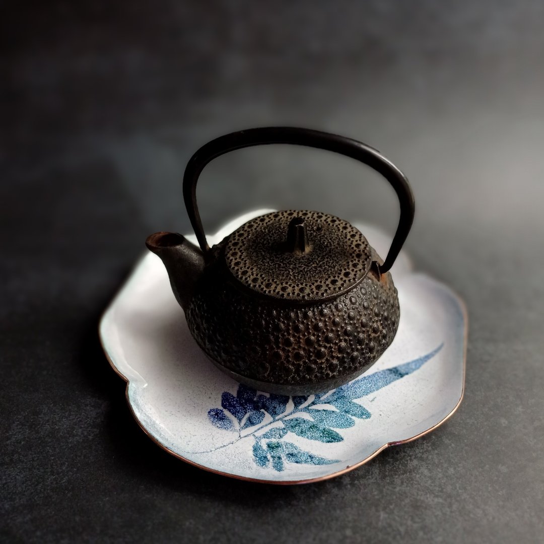 手制珐琅茶盘壶承_置物盘-F251-4 - 茶具/茶杯 - 铜/黄铜 多色