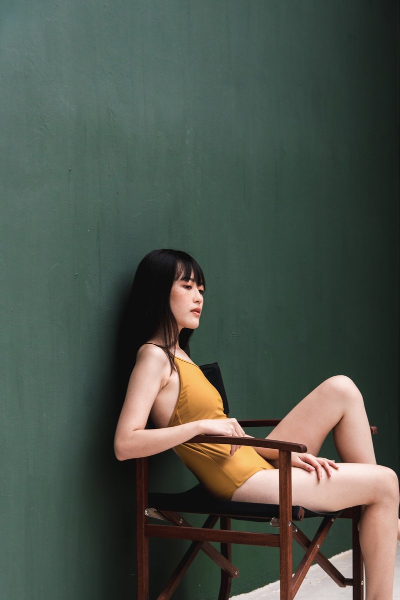 'Mustard Yellow' LIMITED EDITION - Crossback - (Size M) / Swimwear - 女装泳衣/比基尼 - 其他材质 黄色