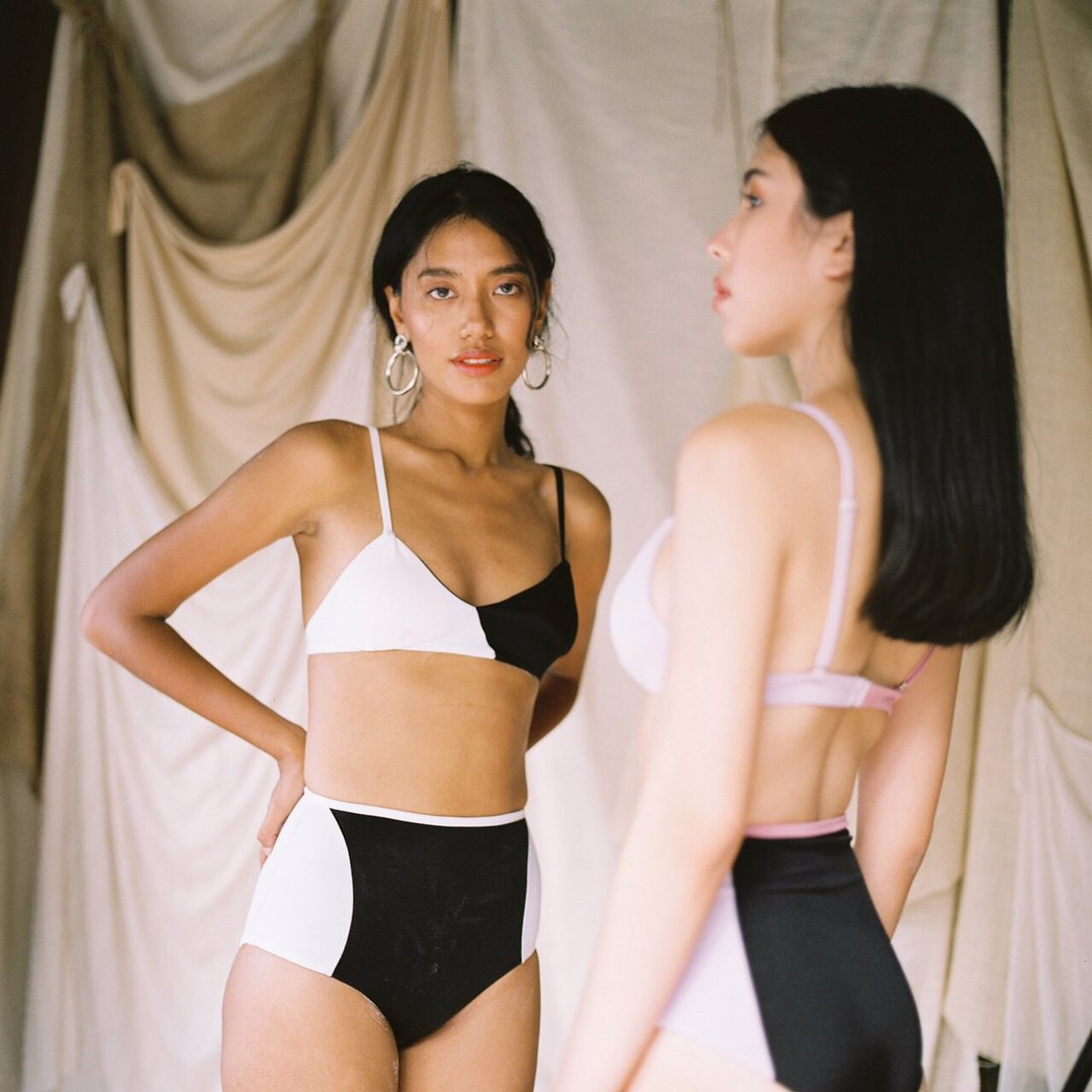 DANA / black and white / S / Swimwear - 女装泳衣/比基尼 - 其他材质 白色