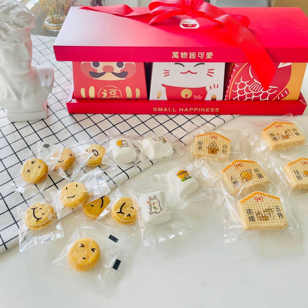 中秋送礼∣限量∣sweet cute 3盒入精装版日式礼盒 - 零食/点心 - 新鲜食材 