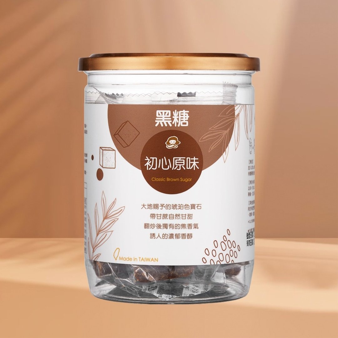 初心原味黑糖 | 17gx12入/罐 | 婚礼小物 伴娘礼 女友礼 茶砖 - 蜂蜜/黑糖 - 其他材质 咖啡色